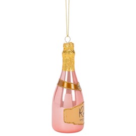 Raz 4052892 - Figura decorativa para colgar en el catálogo de Navidad, 15 cm de altura, cristal