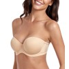 Lemorosy Women's Strapless Bra, Full Cup, Underwire, Removable Straps, Large