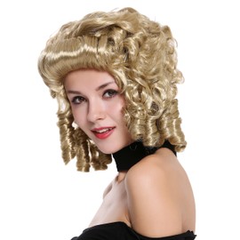 WIG ME UP - 91022-ZA89 Women's Wig Carnival Baroque Curls Queen Marie Antoinette Noble Southern States Renaissance Blonde