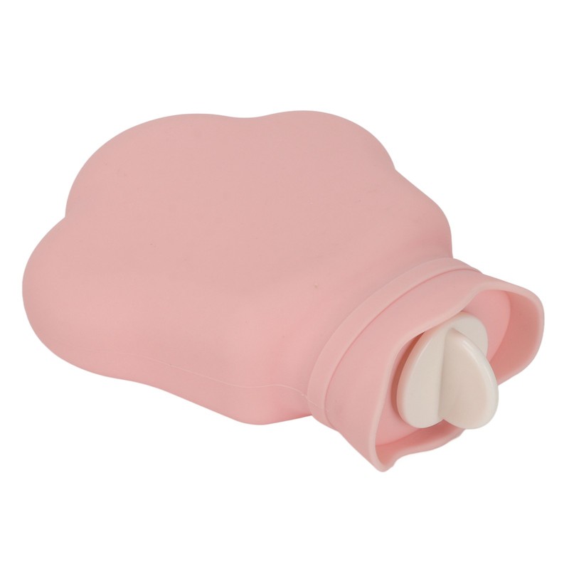Hot Water Bag Silicone Hot Compress Portable Cartoon Bear Paw