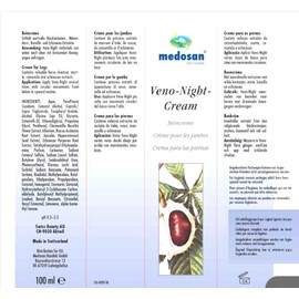 Medosan Veno Night Cream Leg Cream, 1 Pack (1 x 100 ml).