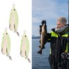 3Pcs Sequin Conversion Soft Artificial Simulation Snakehead Lure Bait Fishing
