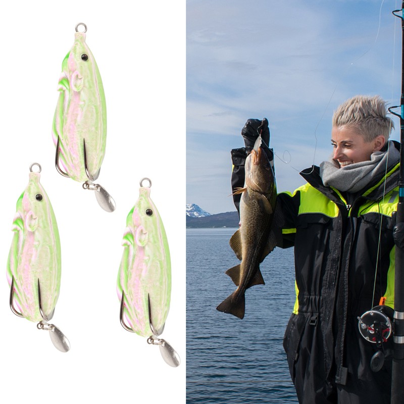 3Pcs Sequin Conversion Soft Artificial Simulation Snakehead Lure Bait Fishing