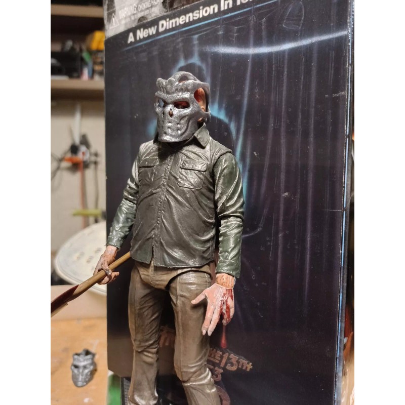 NECA Custom NECA accessories Jason Voorhees Resin UBER mask and
