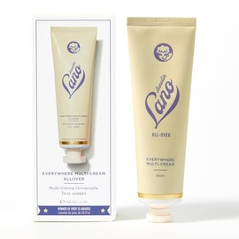 Lanolips Everywhere Cream - Crema ultra hidratante con vitamina E y lanolina loción corporal e hidratante facial para piel seca y agrietada, cuidado s