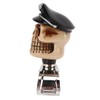 Skull Shape Steering Wheel Spinner 3cm Diameter Metal Resin Turn