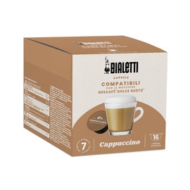 Bialetti - Coffee Dolce Gusto® Compatible Capsules - Cappuccino - 16 Capsules