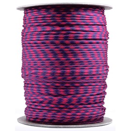BORED? PARACORD! - 1', 10', 25', 50', 100' Hanks & 250', 1000' Spools of Parachute 550 Cord Type III 7 Strand Paracord Well Over 300 Colors - Nerds - 25 Feet
