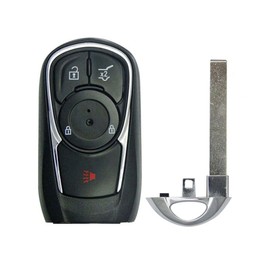 1x New Replacement Key Fob Shell / CASE Compatible with & Fit for Select Buick Vehicles (No Electronics or Chip Inside)