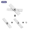 sourcing map 2 Pcs Invisible Door Pivot Hinge, Hidden Door