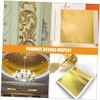 Hohopeti Metallic Foil Flakes 14x14cm Imitation Sheets Foil Sheets for