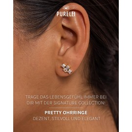 PURELEI Pretty Earrings (Signature Collection), Silver