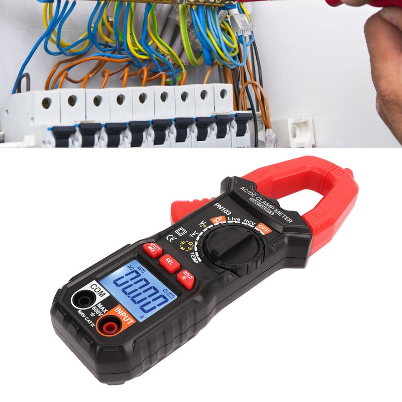 Digital Clamp Meter Multimeter 6000 Counts AC DC Current Amp
