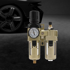 CNCEST Tire Changer Oil Water Separator,Tire Changer Machine Parts Air Pressor Oil Water Separator Regulator Trap Filter