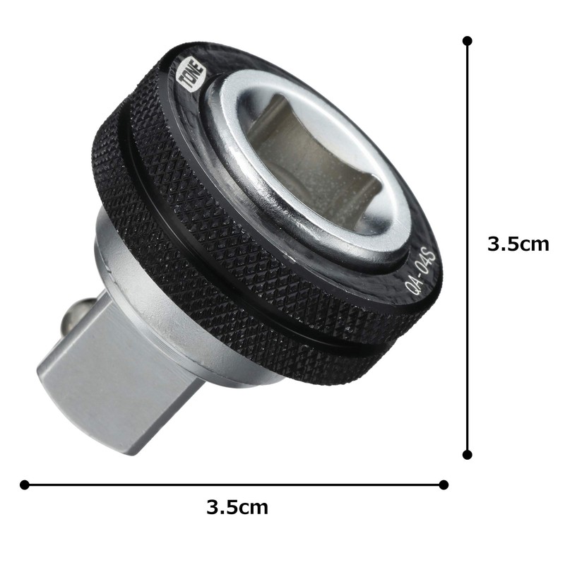 TONE Quick Adapter QA-04S 1/2" Inch Drive Black