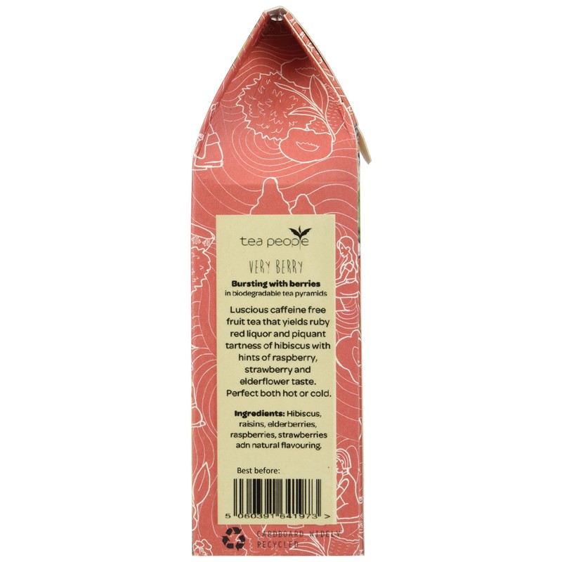 Tea People Organic Very Berry Fruit Tea - 15 tea