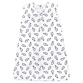 Hudson Baby Wearable Safe Soft Jersey Cotton Sleeping Bag, Penguins, 18-24 Months