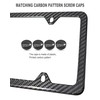 Aootf Carbon Fiber License Plate Frame- 100% Real Carbon Cloth