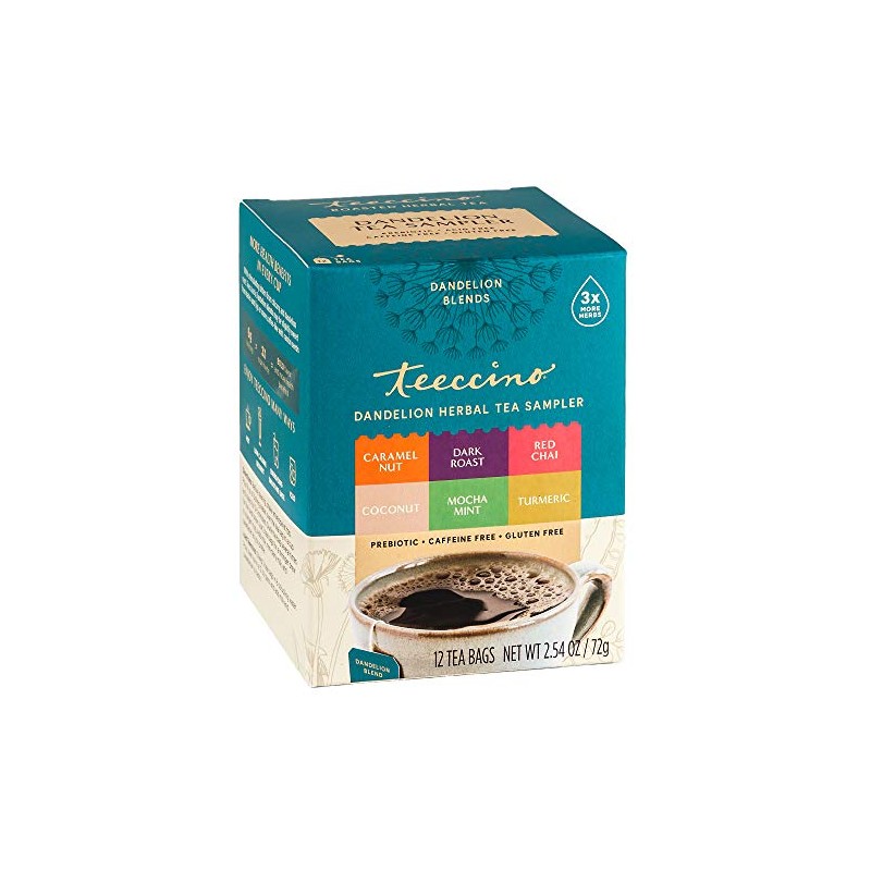 Teeccino Muestra de té de diente de león – Caramel,