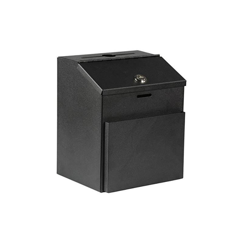 Suggestion Box with lock and keys Lock Metal Wall Mounted