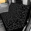 DBBXHZJY Black Leopard Print Car Seat Covers, Vehicle Front Seat