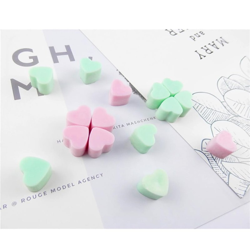 DBOO Wax Melt Molds Heart Shape - Clear Wax Molds