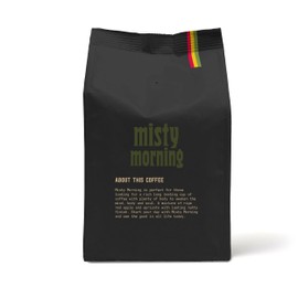 Marley Coffee Strong Dark Roast Espresso Coffee Beans 227g - Misty Morning Blend - From The Family Of Bob Marley - Rainforest Alliance Certified - For All Coffee Machines