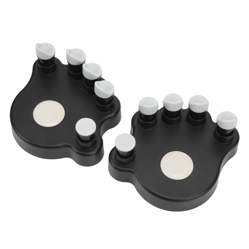 2PCS Piano Finger Exerciser Silicone Hand Grip Trainer Ergonomic Tension