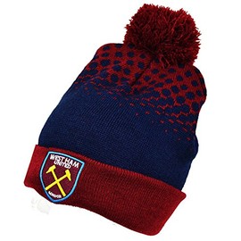 West Ham Cuff Bobble Knitted Hat