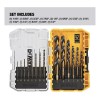 DeWalt Juego 14 Brocas Dewalt® con óxido negro acero alta