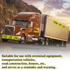 Magnetic Oversize Load Signs for Trucks, 3 Pcs - 11.61"