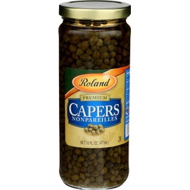 Roland Foods Nonpareille Capers, 16 Ounce Jar, Pack of 1