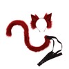 Fxaelian Cosplay Long Cat Tail and Ears Headband Set 2