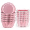Caperci Pink Foil Cupcake Muffin Liners Standard Size Baking Cups
