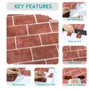 VEELIKE 12 Sheets Terracotta Subway Tile Peel and Stick Backsplash