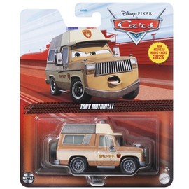 Hot Wheels Monster Trucks Pixar Cars Tony Motorfelt (Sheriff), Metal 1:55 Scale