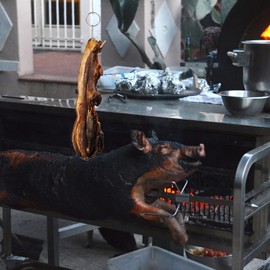 OSALADI 2pcs Meat Hooks Stainless Steel Butcher Hooks Meat Processing Butcher Hook for Meat Processing Hanging Beef Silver Size