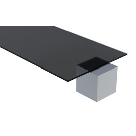 2064 Gray, Transparent, Acrylic Sheet, 3MM (1/8") Thick, 12" W x 42" L