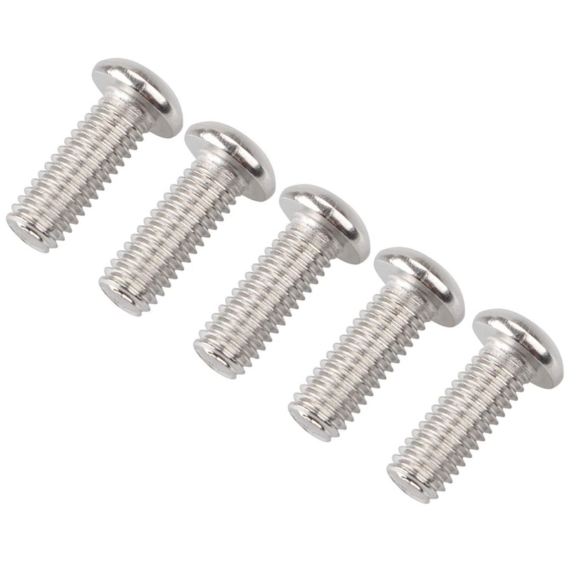 XMMT 5PCS Stainless Steel Derby Cover Button Head Screw Bolt