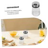 BIUDECO Stainless Steel Salt Pepper Pepper Condiment Jar Dispenser Perfect