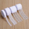 44 Yards White Lace Ribbon Crochet Lace Trim with Scalloped