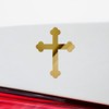 Decal Stickers of Easter Cross (Metallic Gold) (Set of 2)