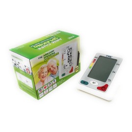 FDK Arm Cuff Bilingual Speaking Blood Pressure Monitor with Batteries USB Cable
