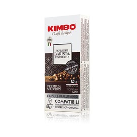 Kimbo Espresso Barista Ristretto | Aluminium Capsules compatible with Nespresso Original line | | Dark Roast, 100 Count INTERNATIONAL VERSION