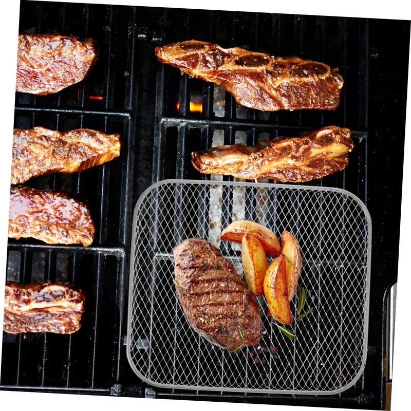 ABOOFAN Stainless Steel Barbecue Net Multifunctional BBQ Grill Mesh for