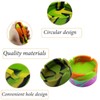 4 Pcs Portable Ashtray Set, Ash Trays Outdoors Washable Round