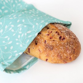 4MyEarth Reusable Cotton Bread Bag, Leaf