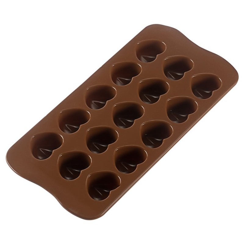 Silicone Heart Chocolate Mold, Candy Molds for Party, Wedding, Jelly,