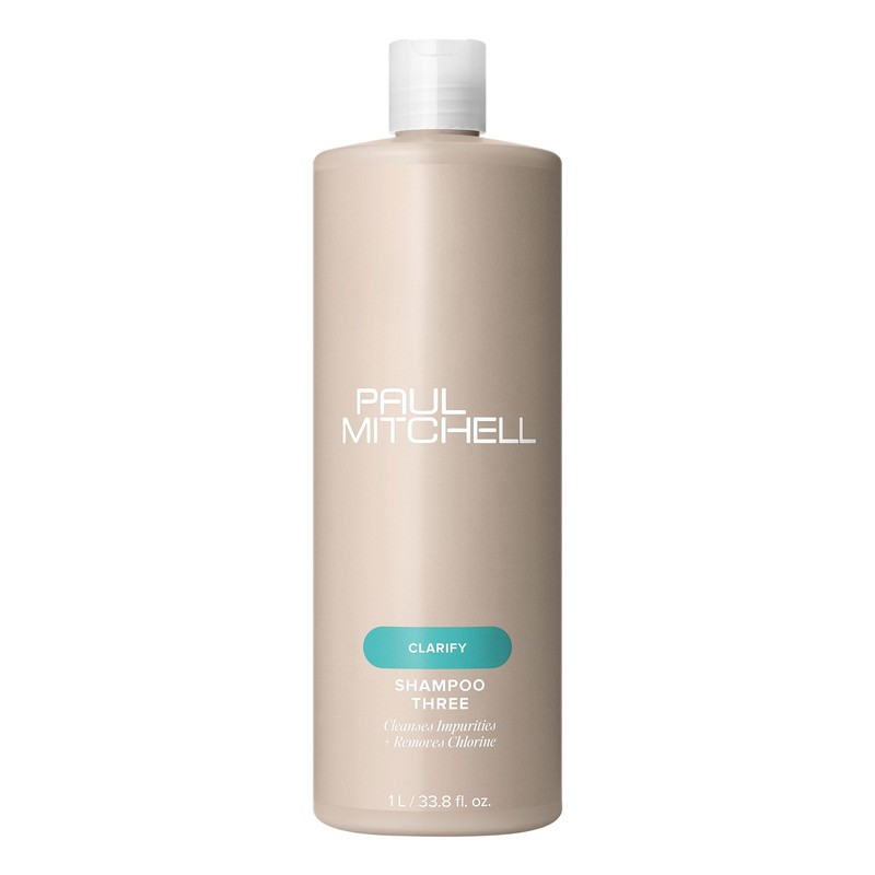 Paul Mitchell Shampoo Three, Clarifying Shampoo, Cleanses Impurities + Removes