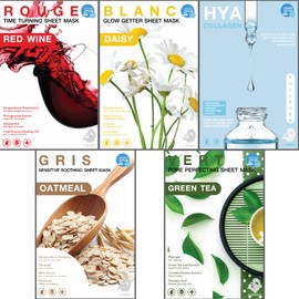 Creamery Plus Premium Facial Sheet Mask - Mix (5 Sheets)